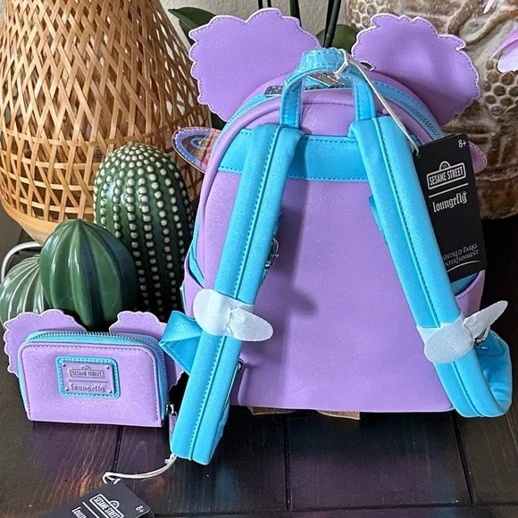 Loungefly Sesame Street Abby Cadabby Backpack and wallet SEAWORLD EXCLUSIVE - Picture 6 of 12